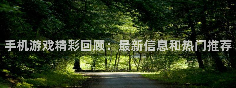 杜邦娱乐平台登录入口：手机游戏精彩回顾：最新信息和热门推荐